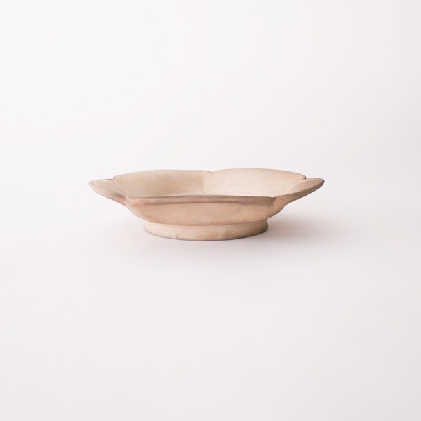 瀬川辰馬 硫化銀彩輪花鉢 Φ25cm