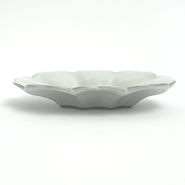 上國料正記　輪花楕円小皿　11.5×14.5ｃｍ　