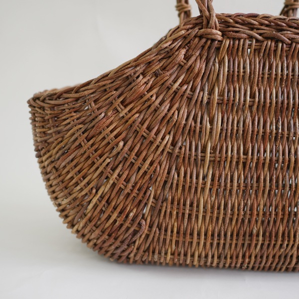 あけび手提げかご　織編
