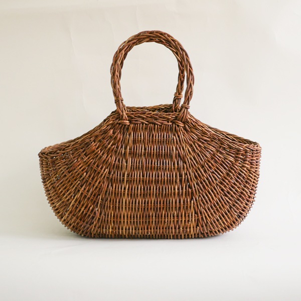 あけび手提げかご　織編