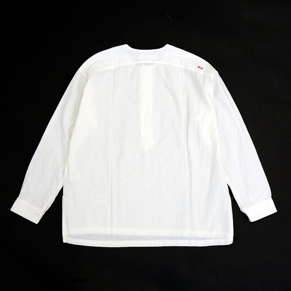 GUPTIHA  SOBAKASU KHADI COTTON  Sobakasu henry shirt	White　送料無料