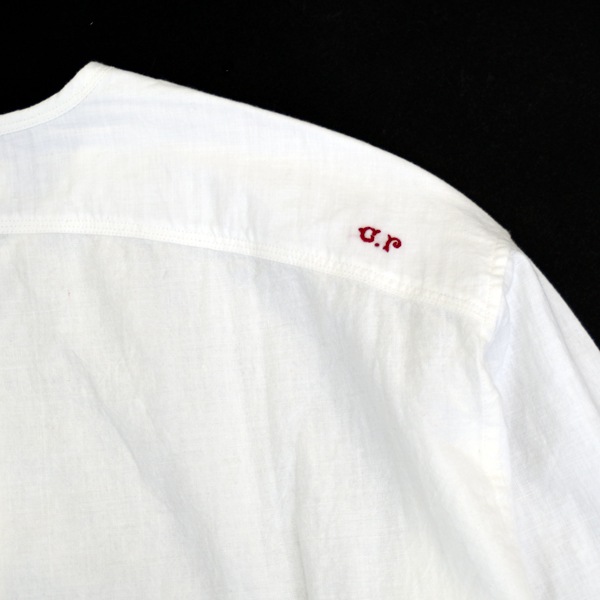 GUPTIHA  SOBAKASU KHADI COTTON  Sobakasu henry shirt	White　送料無料