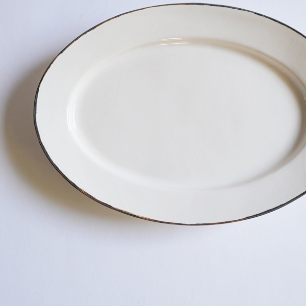 大井寛史　パールオーバル皿　大