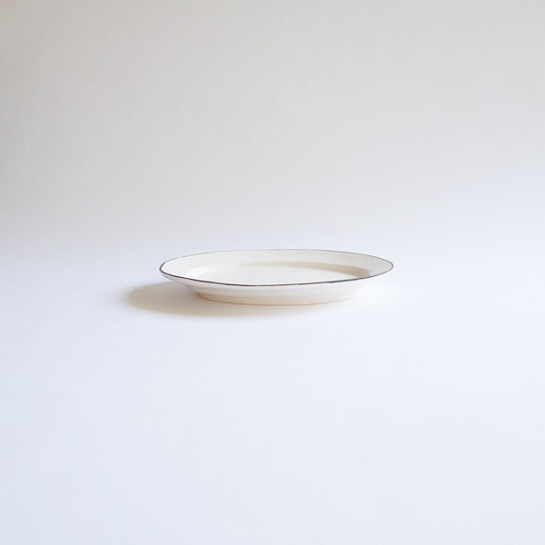 大井寛史　パールオーバル皿　大