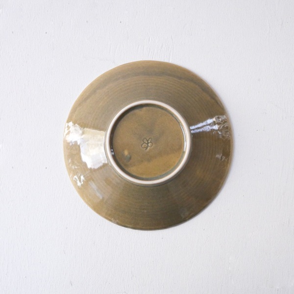 斉藤幸代　ダアリア5寸鉢（砂）　Φ16.5ｃｍ