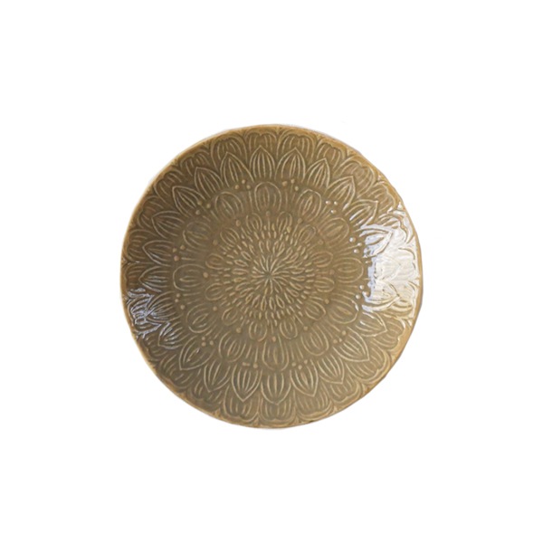 斉藤幸代　ダアリア5寸鉢（砂）　Φ16.5ｃｍ