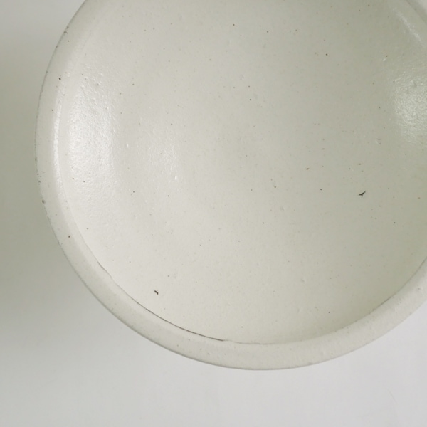 高木剛 粉引高台皿 大 model：B Φ19cm