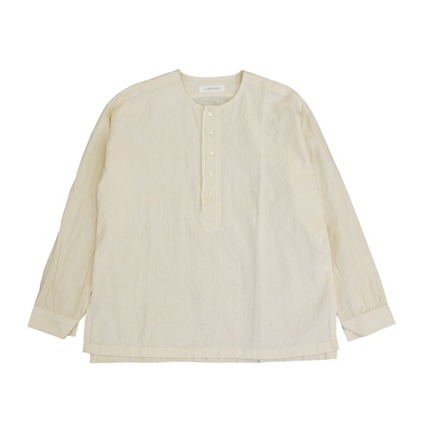 GUPTIHA  SOBAKASU KHADI COTTON  Sobakasu henry shirt	Natural　送料無料