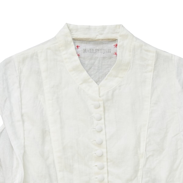 HALLELUJAH　ハレルヤ　ヴィクトリア時代ブラウス　Off White　　送料無料