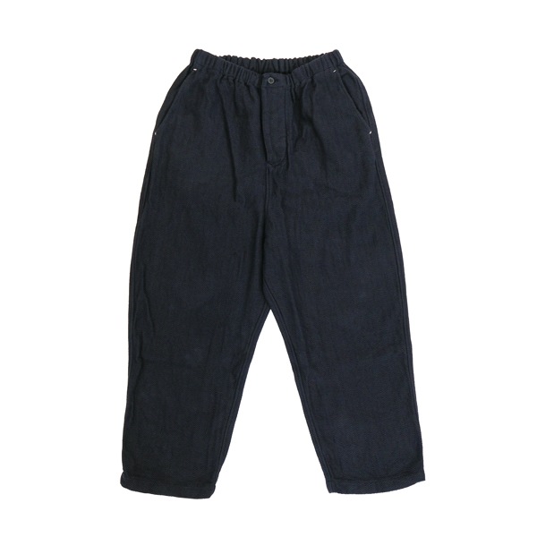 GUPTIHA　 TEORI Cotton Herringbone  Easy Taper　Black　送料無料
