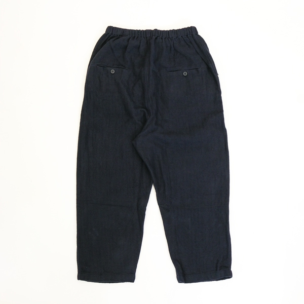 GUPTIHA　 TEORI Cotton Herringbone  Easy Taper　Black　送料無料
