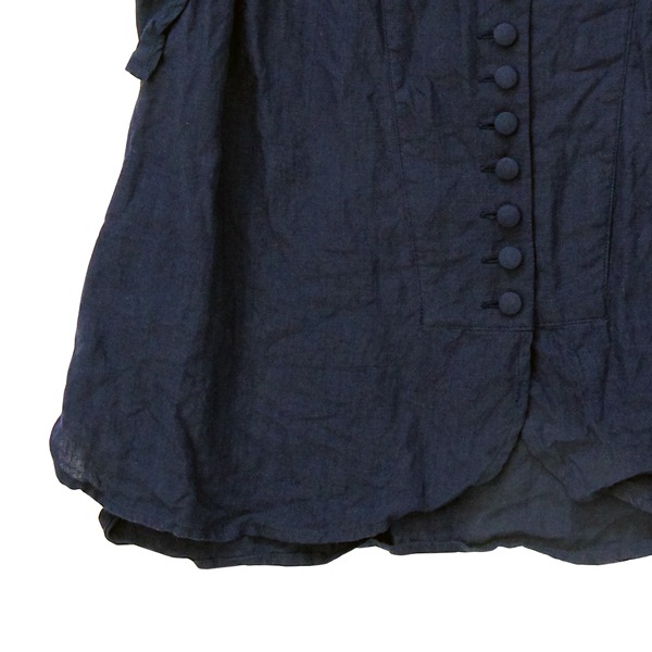 HALLELUJAH　ハレルヤ　ヴィクトリア時代ブラウス　Navy　　送料無料