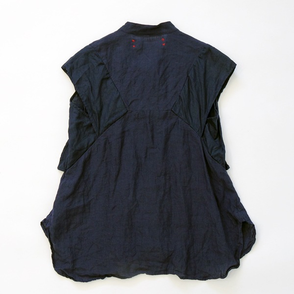 HALLELUJAH　ハレルヤ　ヴィクトリア時代ブラウス　Navy　　送料無料