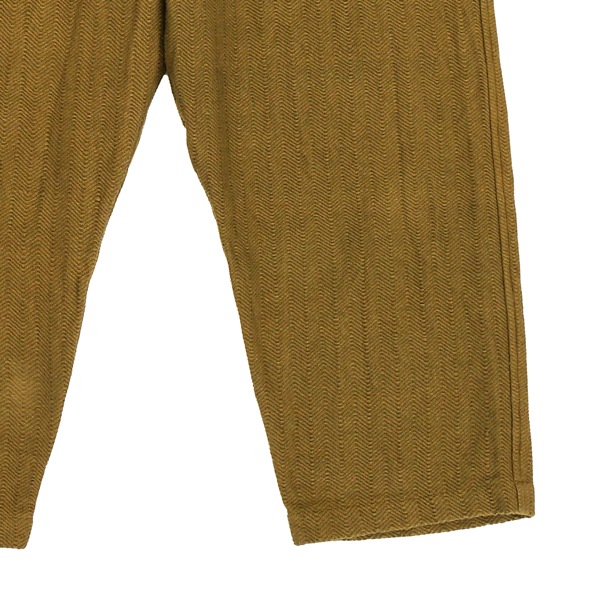 GUPTIHA　 TEORI Cotton Herringbone  Easy Taper　Khaki Brown　送料無料