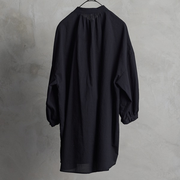 the last flower of the afternoon　透明な午後　 Flare blouse  Black　送料無料