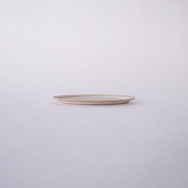 瀬川辰馬 硫化銀彩リムオーバルプレート ModelA 18×25cm