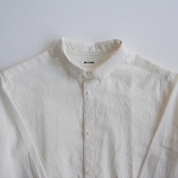 MITTAN　SH-03H カディシャツ（補強）　生成り　送料無料