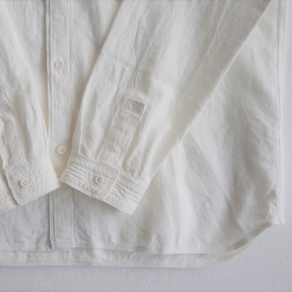 MITTAN　SH-03H カディシャツ（補強）　生成り　送料無料