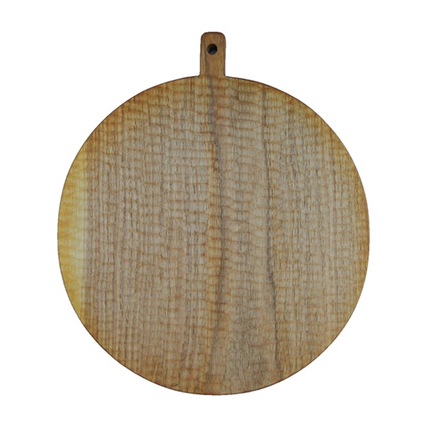 小沢賢一　くるみの木のカッティングボード　丸型　彫あり　Φ25cm　KM36