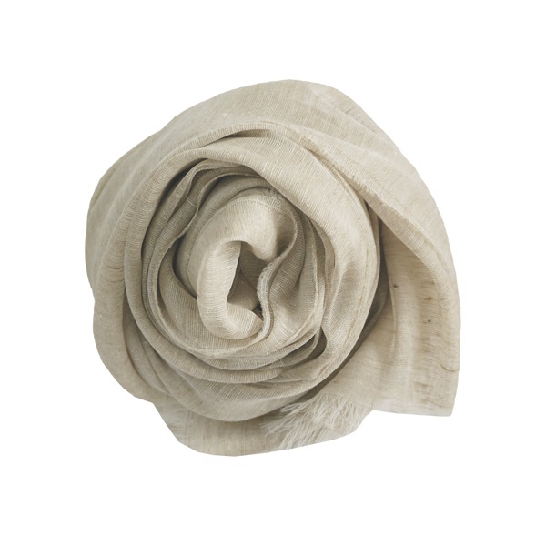 MITTAN　ナーシシルクショール　生成　送料無料