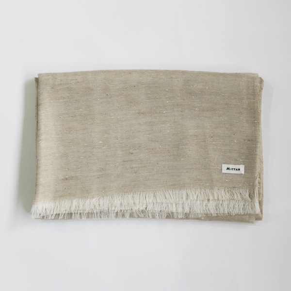 MITTAN　ナーシシルクショール　生成　送料無料