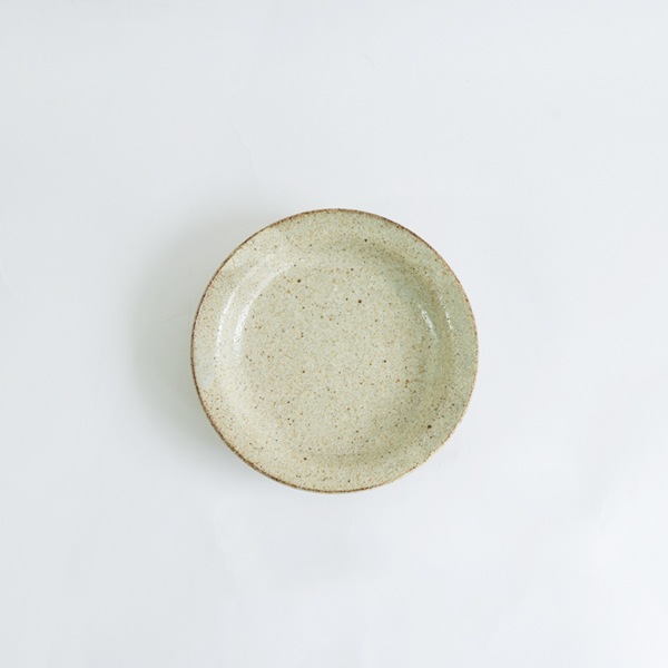 及川静香 及川静香 粉引4寸皿 Φ12cm