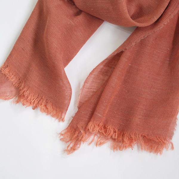 MITTAN　ナーシシルクストール　茜（草木染）　送料無料