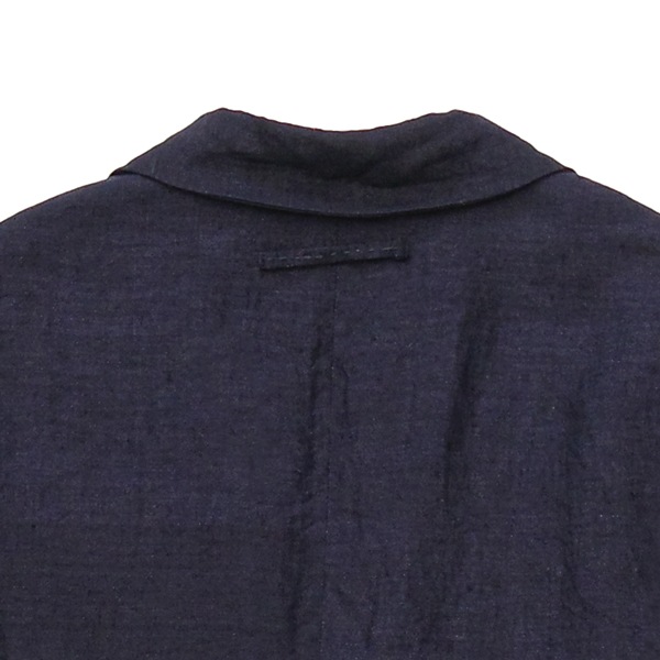 GUPTIHA ｜ TEORI 40Linen ｜ blanket stitch Jacket　D.Navy　