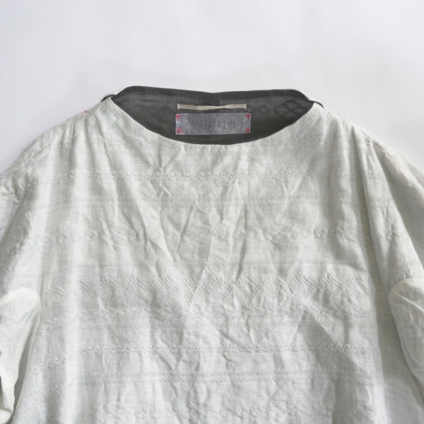 HALLELUJAH 羊飼いローブ（Embroidery Linen) White 送料無料