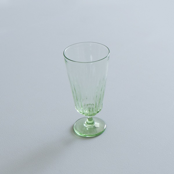 翁再生硝子工房 シェリーグラス Clear B