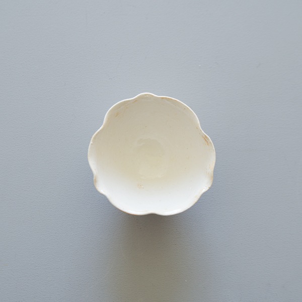 田中直純　磁化粧彩稜花深鉢  φ11cm　※送料無料対象外