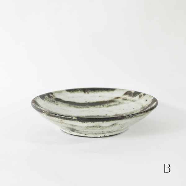 小野哲平　薪窯　6寸皿　A/B　Φ18ｃｍ