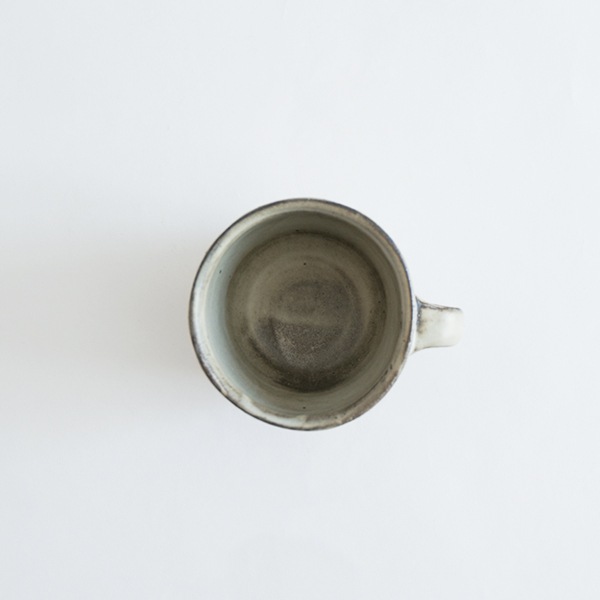 馬場勝文　土マット面取マグ・低