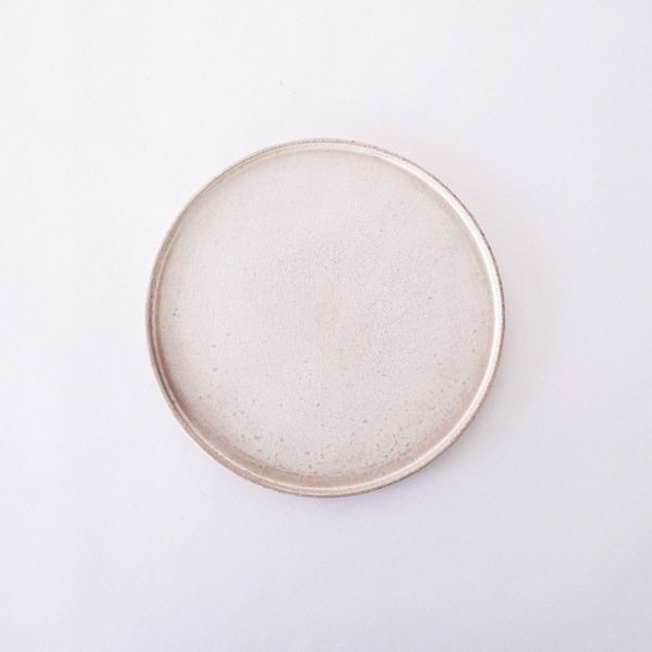 瀬川辰馬 硫化銀彩 切立プレート大 modelB Φ24.5cm