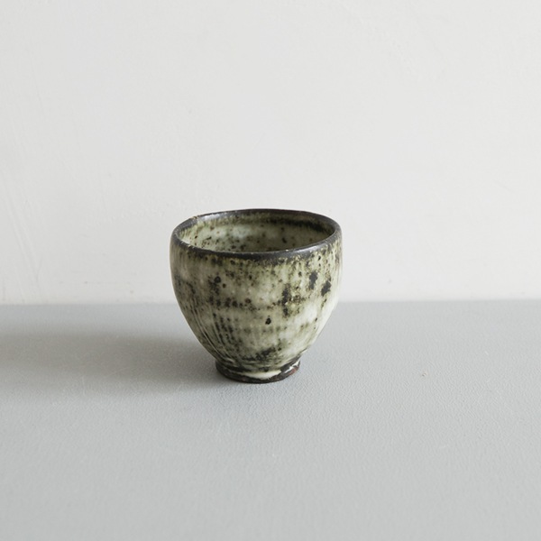 小野哲平　薪窯くし目湯呑　Model/Y