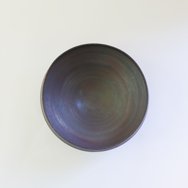 二階堂明弘 錆器ドラ鉢 Φ17cm （おまかせ）