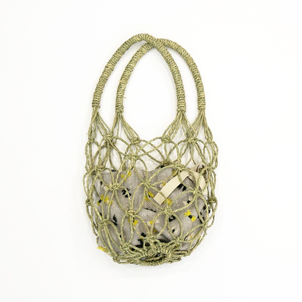 suika　bag　“糸巻き-itomaki-”　yellow　送料無料