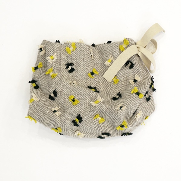 suika　bag　“糸巻き-itomaki-”　yellow　送料無料