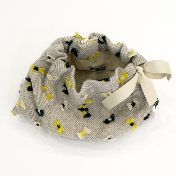 suika　bag　“糸巻き-itomaki-”　yellow　送料無料