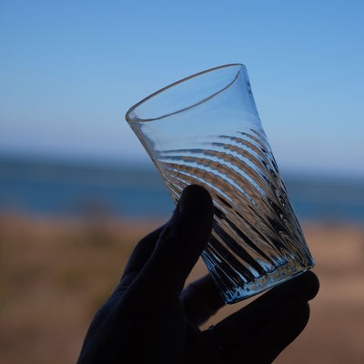 でく工房　中村一也　さざなみグラス　