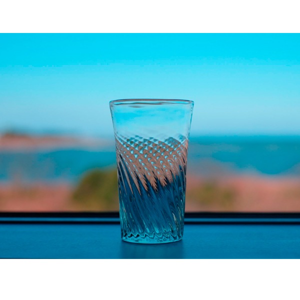 でく工房　中村一也　さざなみグラス　