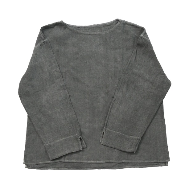 MITTAN　SNチャルカkalaコットン長袖プルオーバー　松煙　送料無料　SH-86