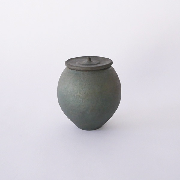 瀬川辰馬 硫化銀彩小壺 modelA H11cm