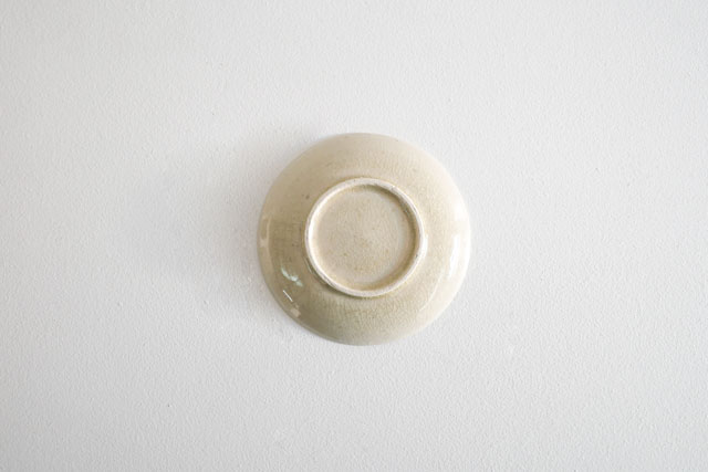田中大喜　灰釉小皿　Φ12ｃｍ