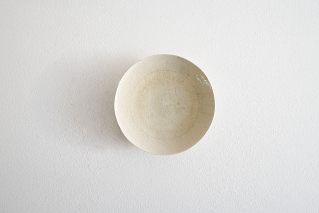 田中大喜　灰釉小皿　Φ12ｃｍ