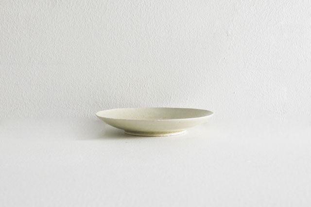 田中大喜　灰釉小皿　Φ12ｃｍ