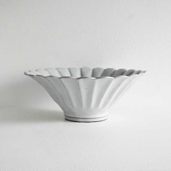 上國料正記　輪花大鉢　Φ21.5ｃｍ　Ｈ8ｃｍ