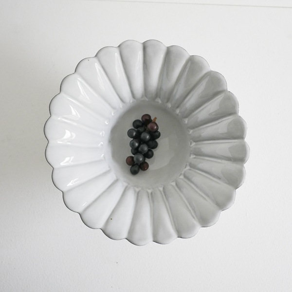 上國料正記　輪花大鉢　Φ21.5ｃｍ　Ｈ8ｃｍ