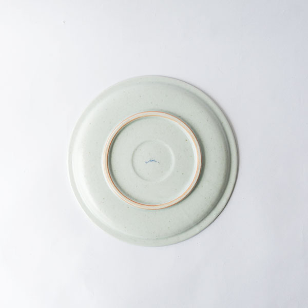 大井寛史・萌子　染付　陽花兎5寸皿　