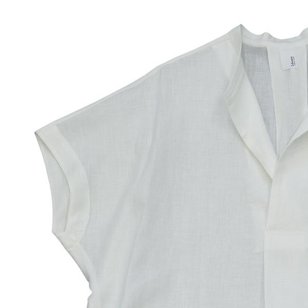1dozen(イチダース）｜リネンロングシャツ（710139）｜  OffWhite（オフホワイト）